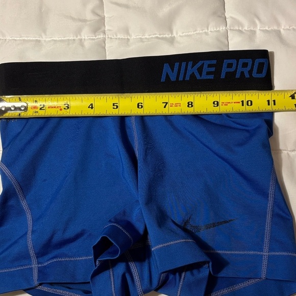 Nike Pro Athletic Shorts Spandex in Blue and Black - Picture 8 of 8
